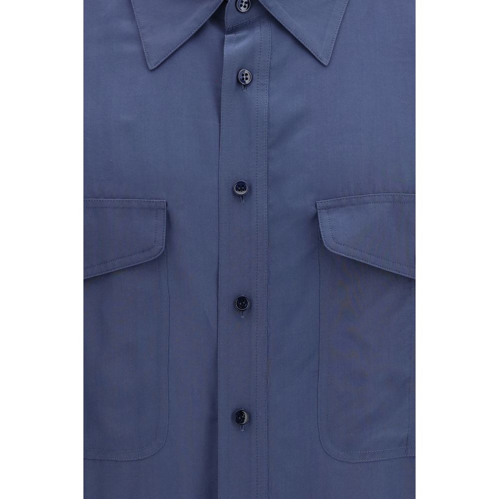 Saint Laurent Blue Dress Shirt