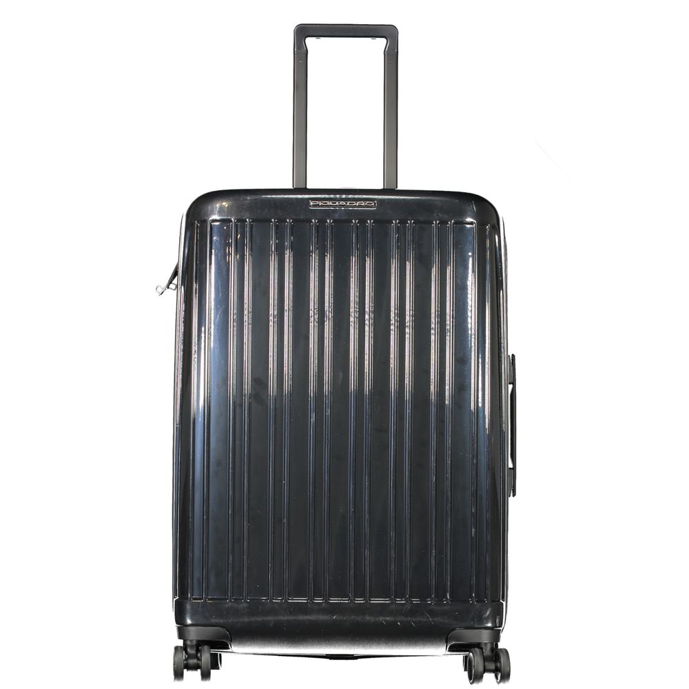 Schwarze Reisetasche für Herren aus Synthetik mit Rollen