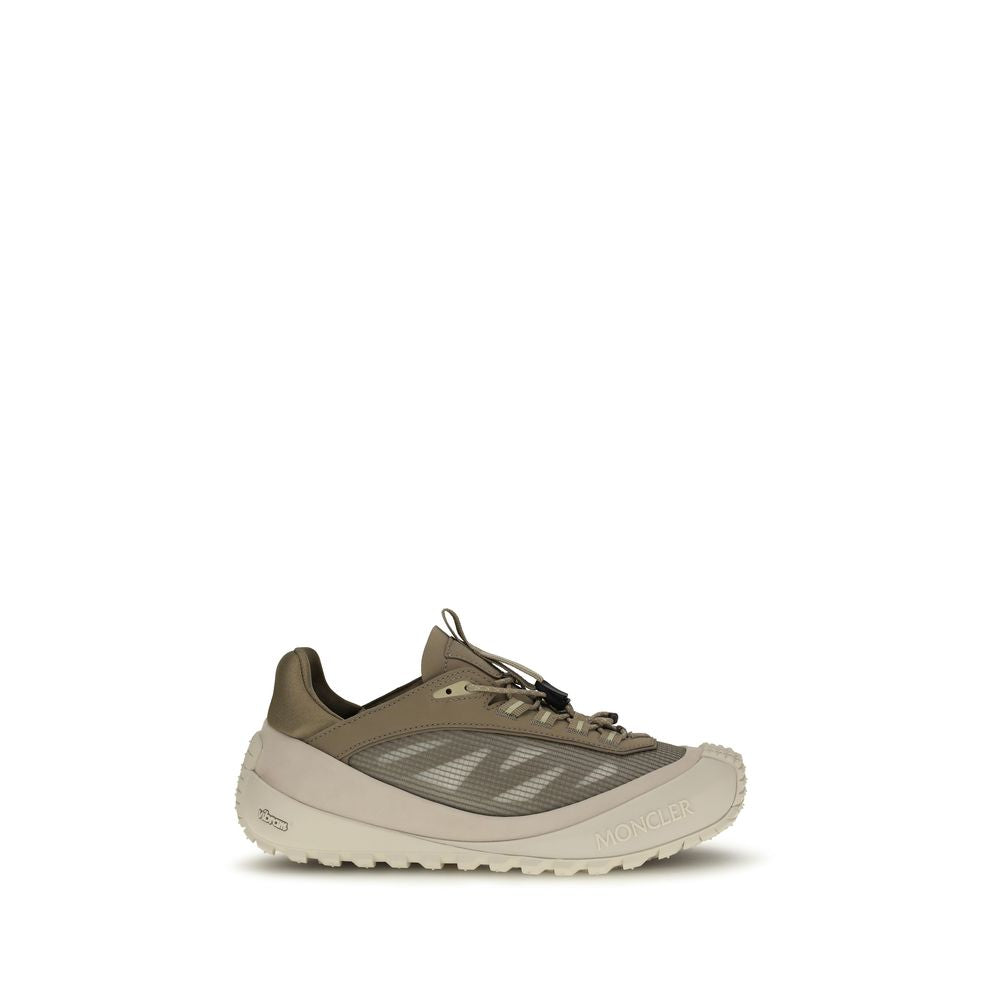 Gray Synthetic Athletic Sneakers with Grip Sole