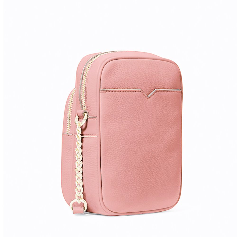 Pink Leather Shoulder Strap Michael Kors