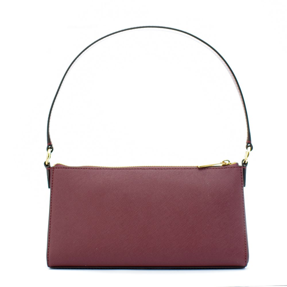 Red Leather Shoulder Bag by Michael Kors