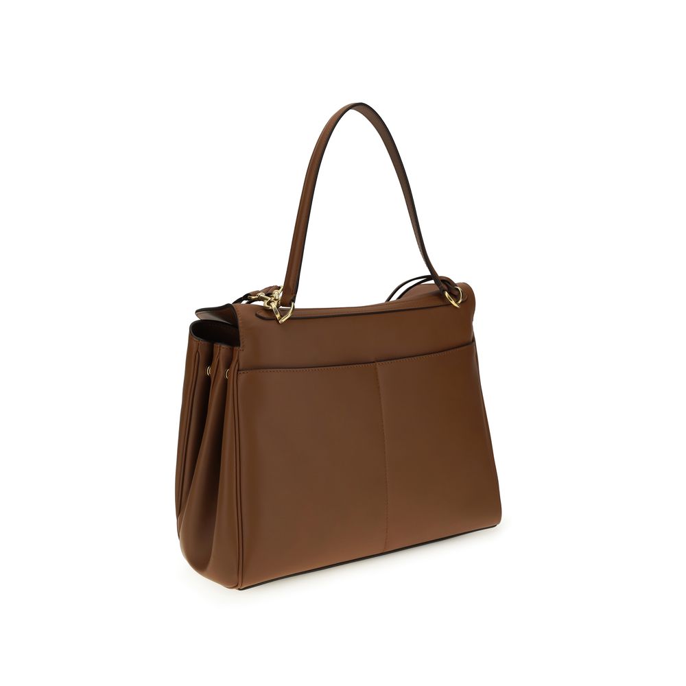Sac à bandoulière Balenciaga en cuir de veau brun Bos Taurus