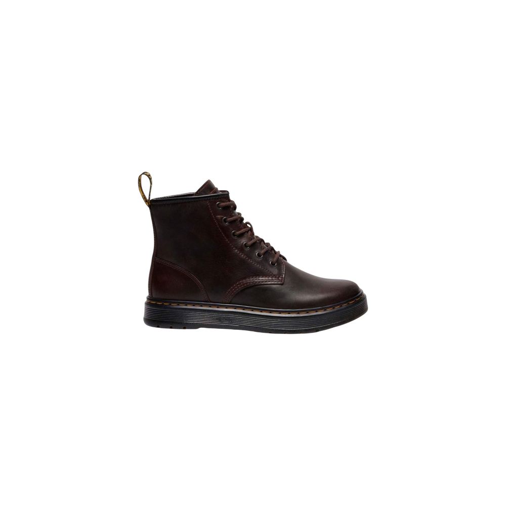 Brown Leather Chukka Sneakers with Rubber Sole