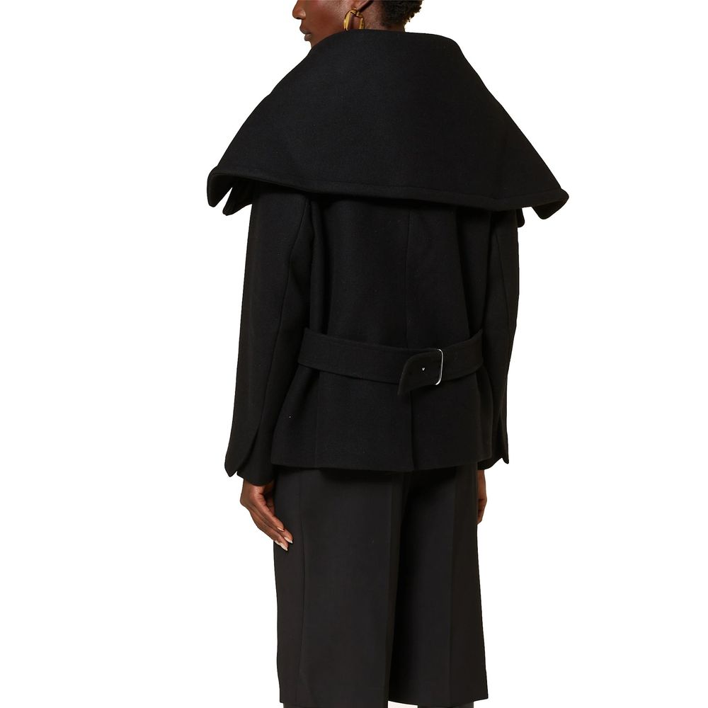 Veste longue Jacquemus en laine vierge noire