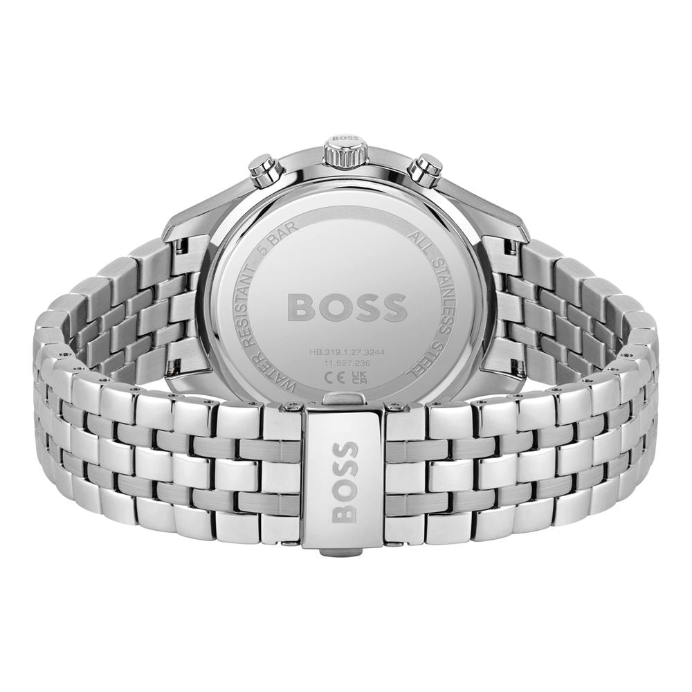 Gray Dress Watch with Chronograph Feature