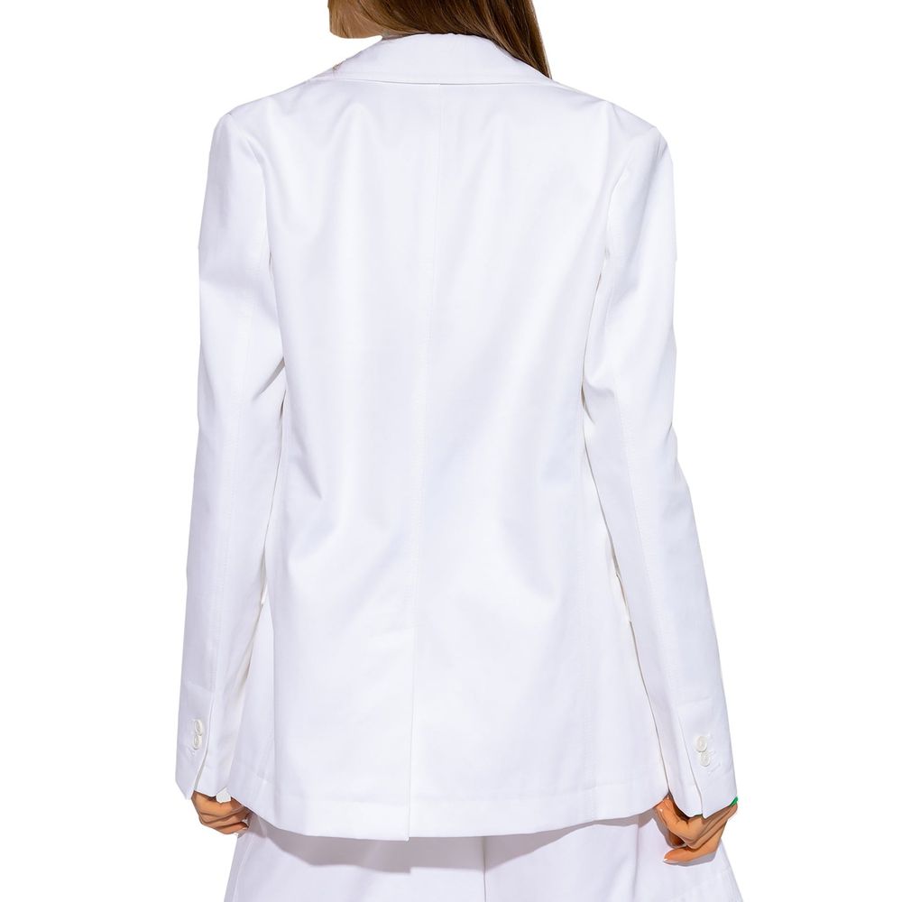 Bottega Veneta Blazer aus weißer Baumwolle