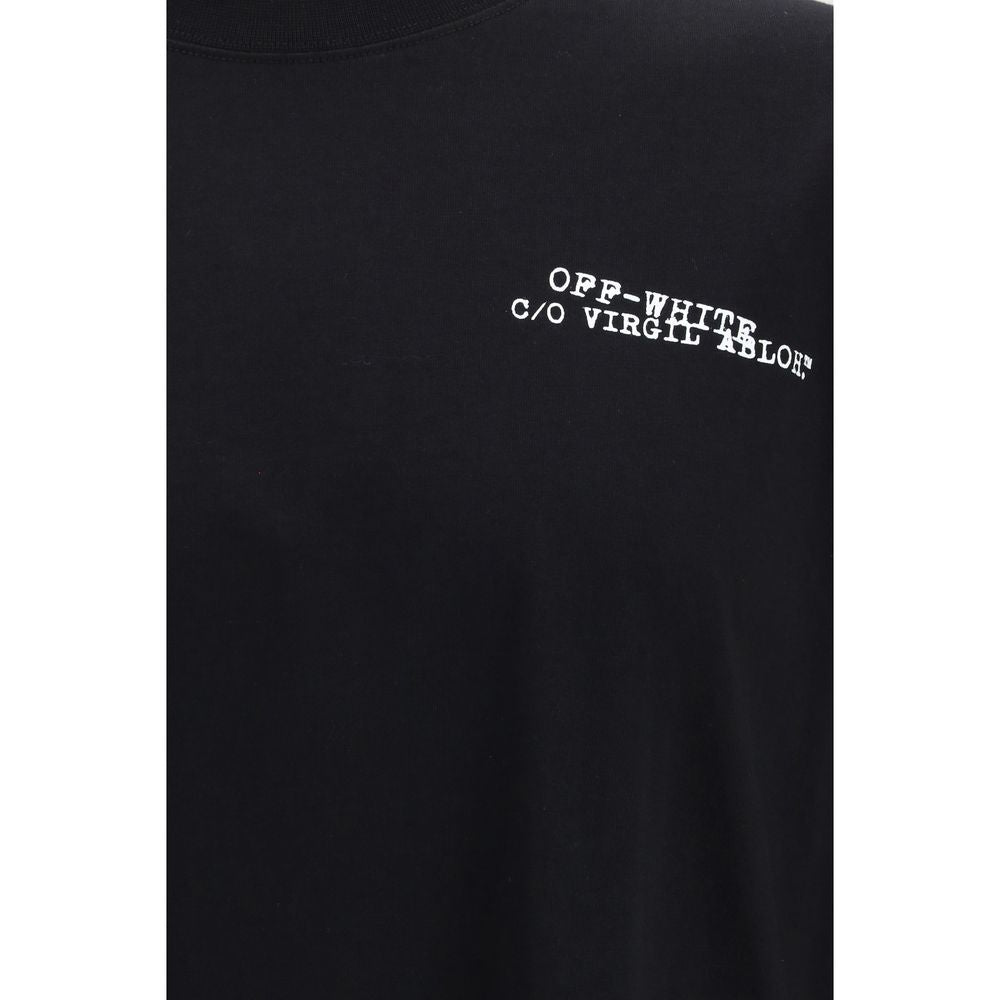 T-shirt Off-White en coton noir