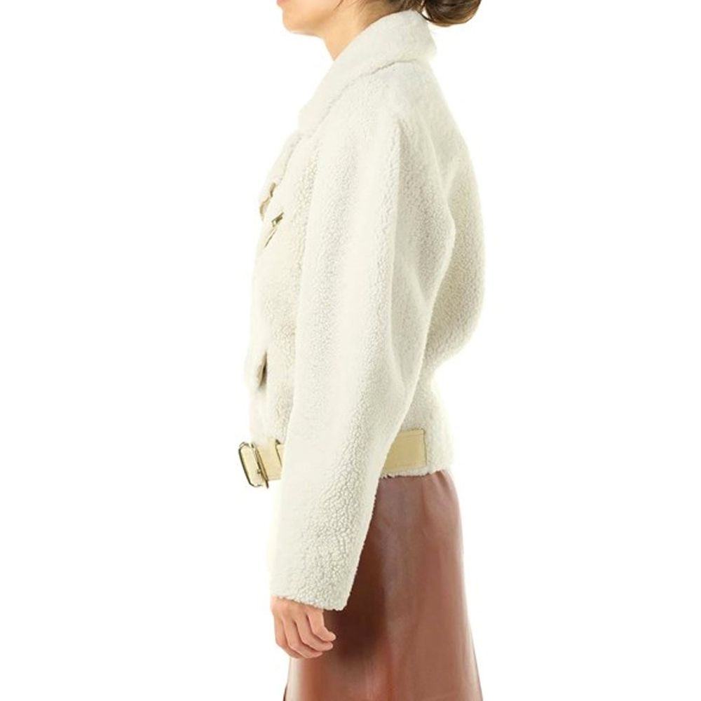 Chloé Beige Polyester Lange Jacke