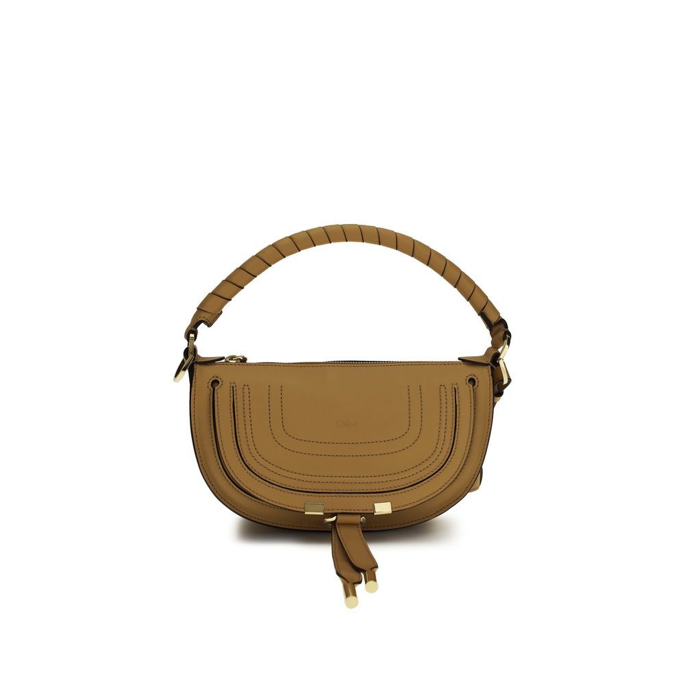 Brown Leather Marcie Mini Shoulder Bag