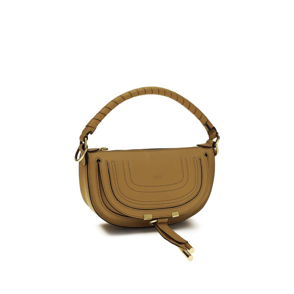 Brown Leather Marcie Mini Shoulder Bag