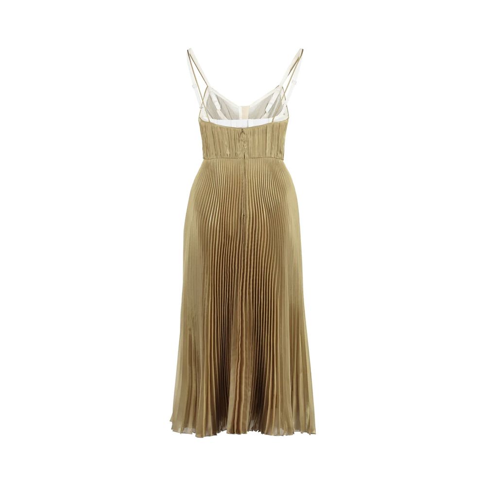 Prada Cocktailkleid aus goldenem Polyester