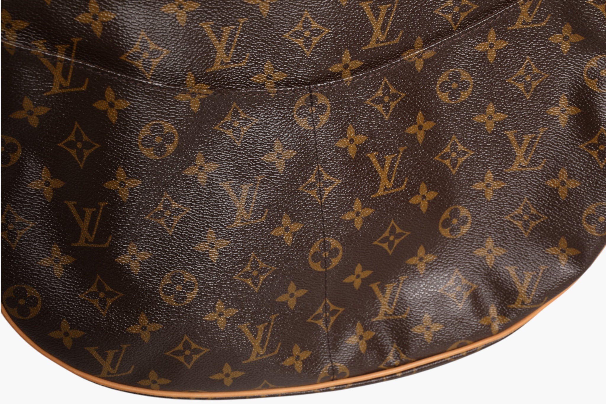 Handtasche Menilmontant aus braunem Leder Monogram Canvas