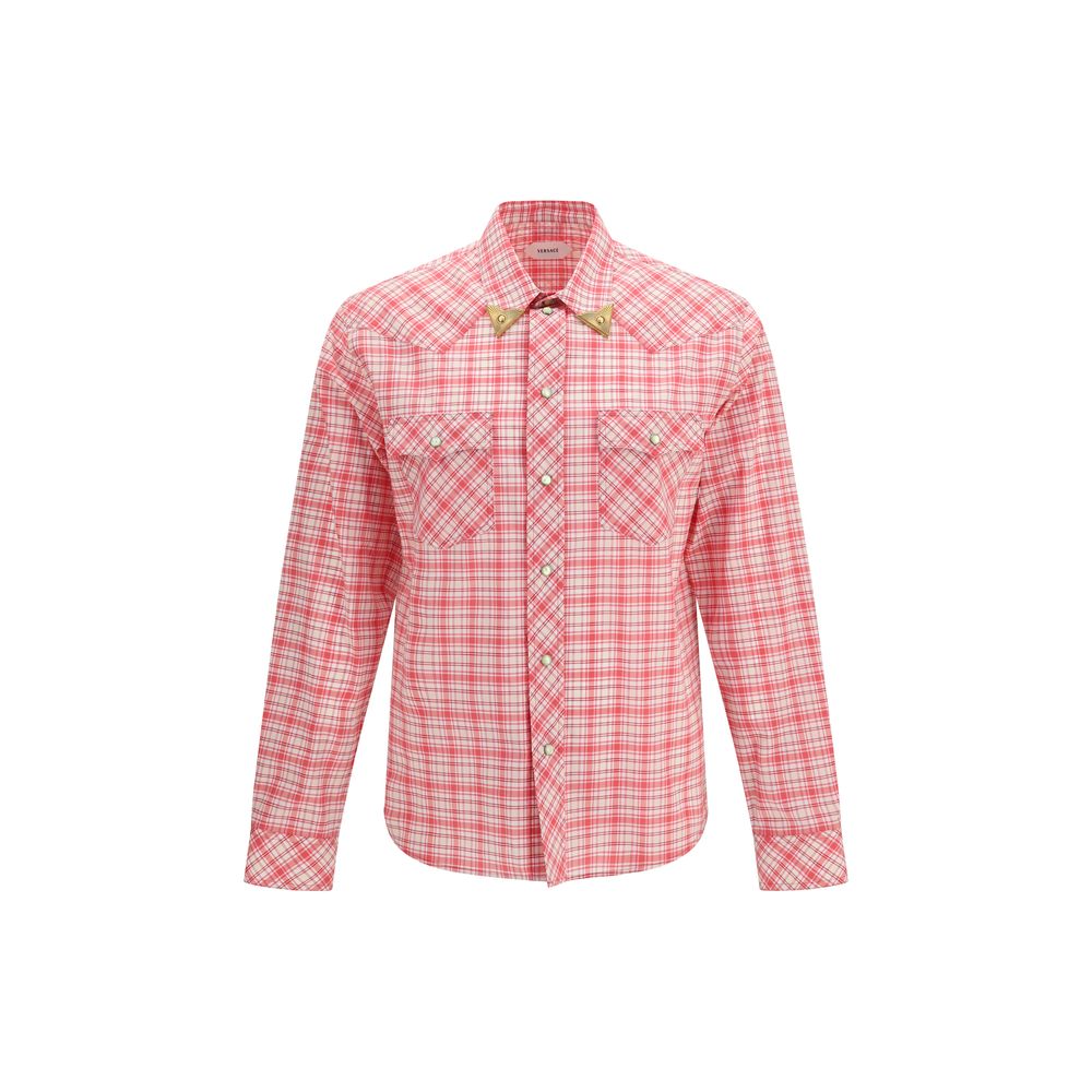 Multicolor Cotton Shirt with Checked Pattern