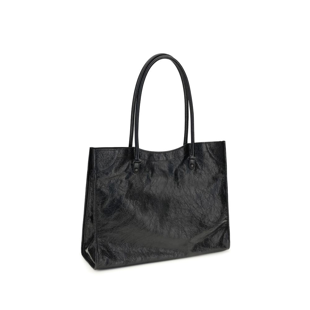 Balenciaga Schwarze Lammleder Ovis Aries Aries Umhängetasche