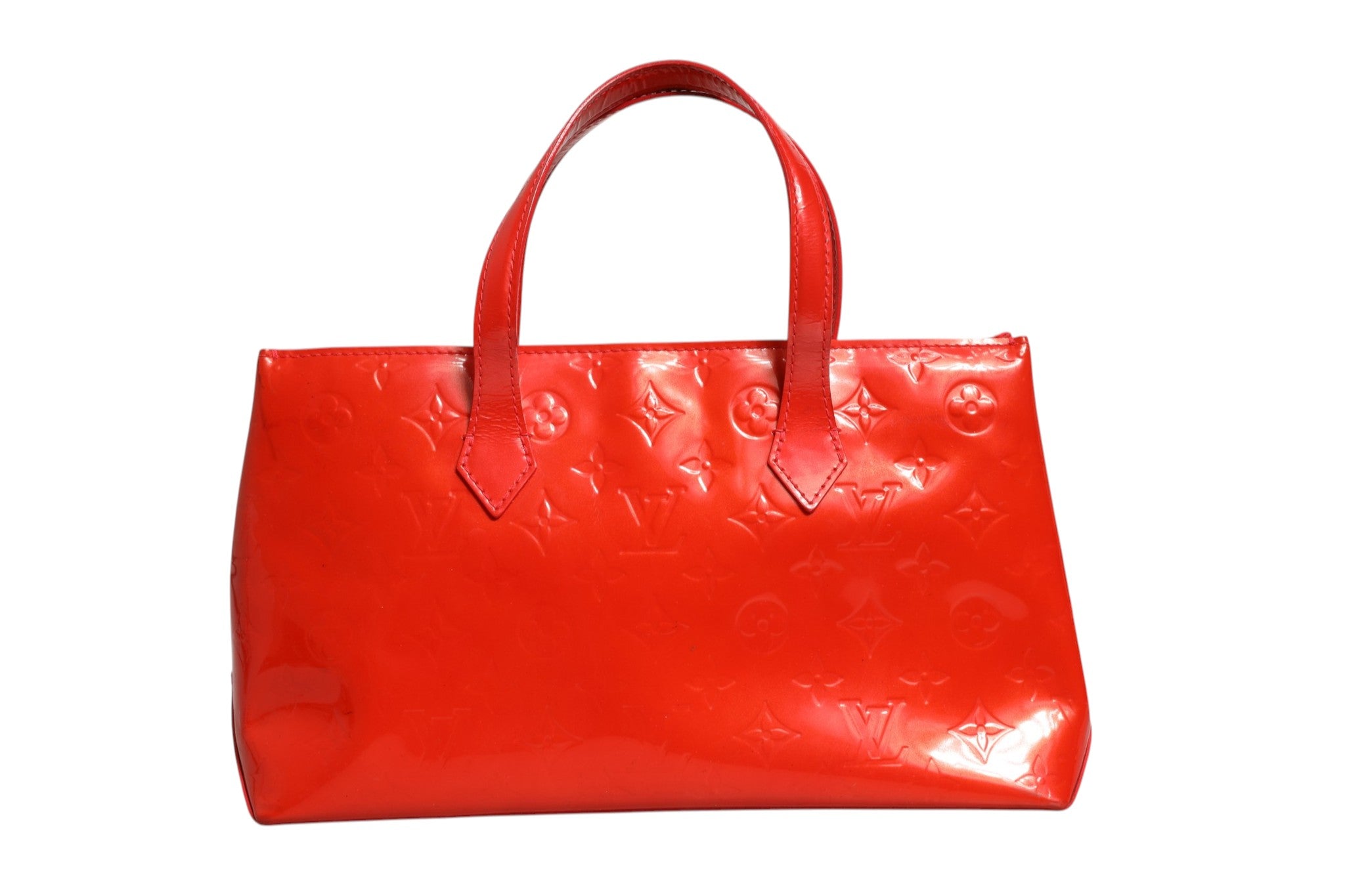 Louis Vuitton Rote Monogram Vernis Wilshire PM
