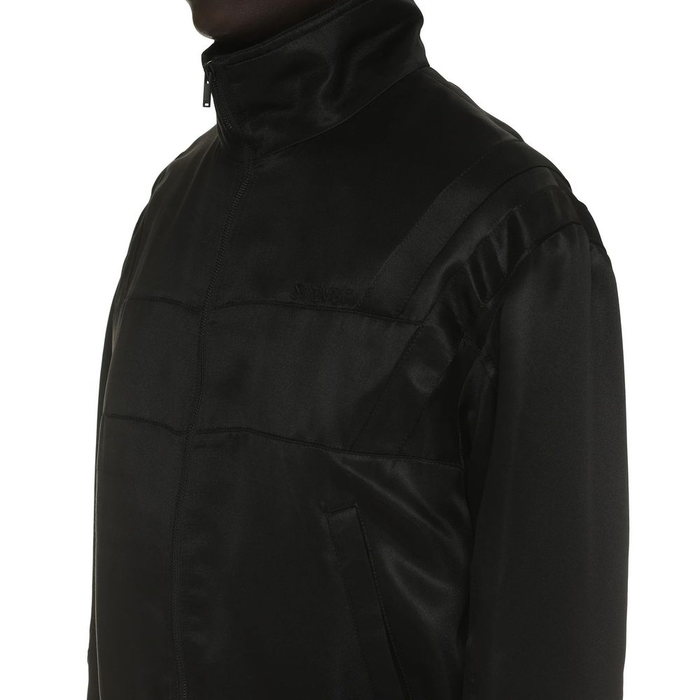 Saint Laurent Black Silk Jacket