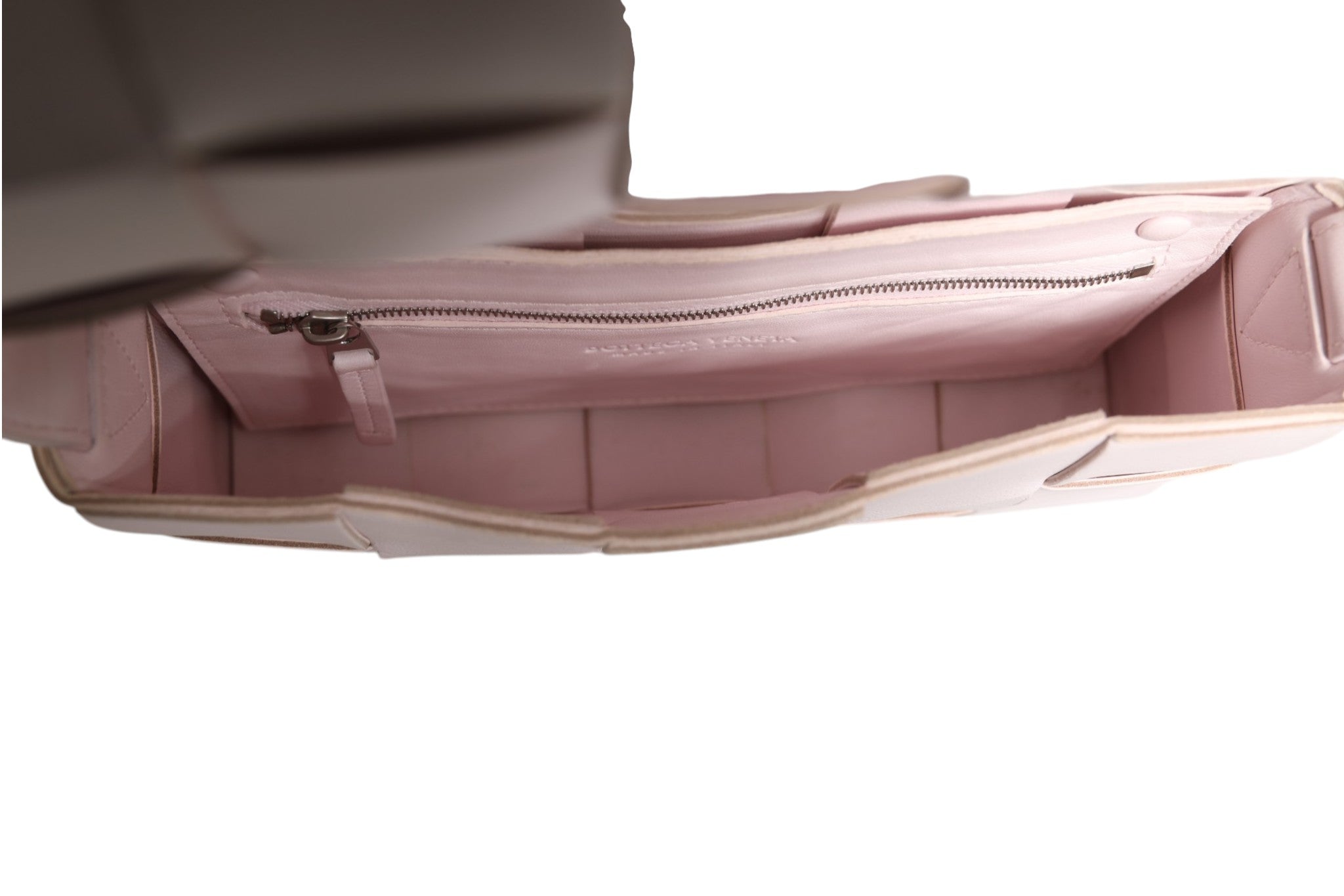 Bottega Veneta Pink Intrecciato Cassette Umhängetasche