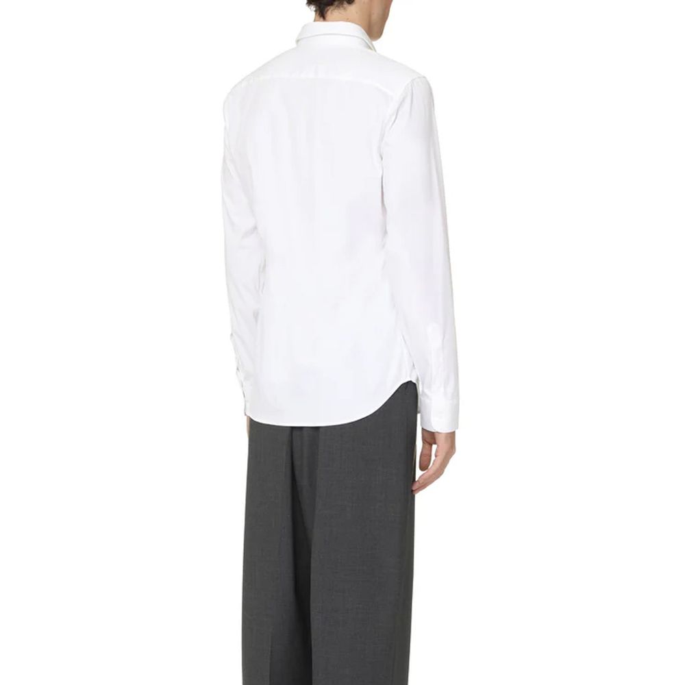 Chemise habillée en coton blanc Gucci
