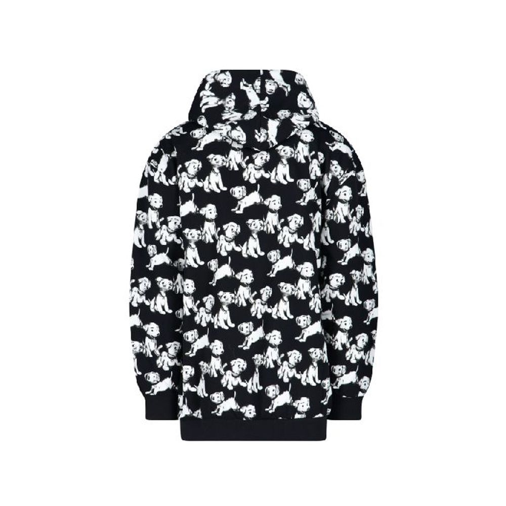 Schwarzes Baumwoll-Sweatshirt
