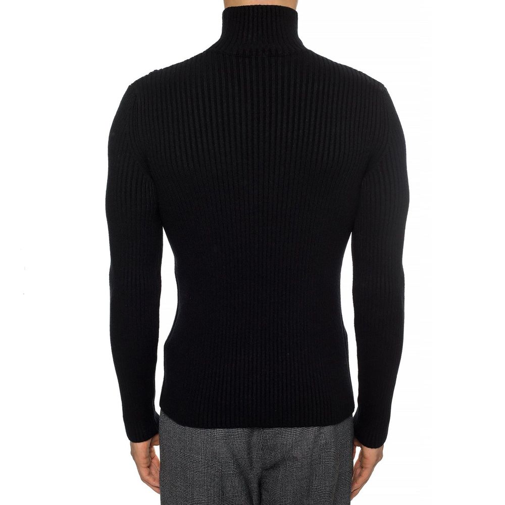 Balenciaga Rollkragenpullover aus schwarzem Kaschmir