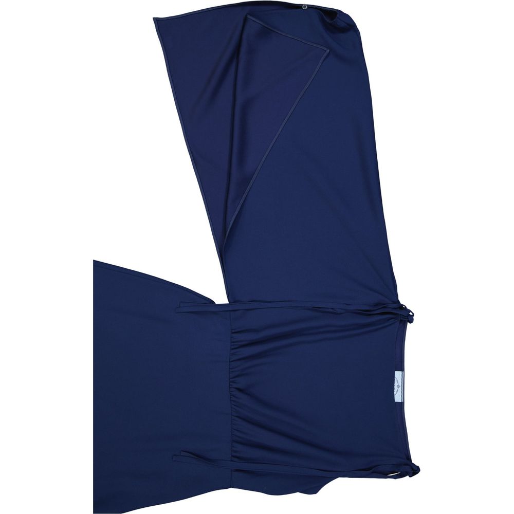 Robe décontractée Prada en acétate bleu