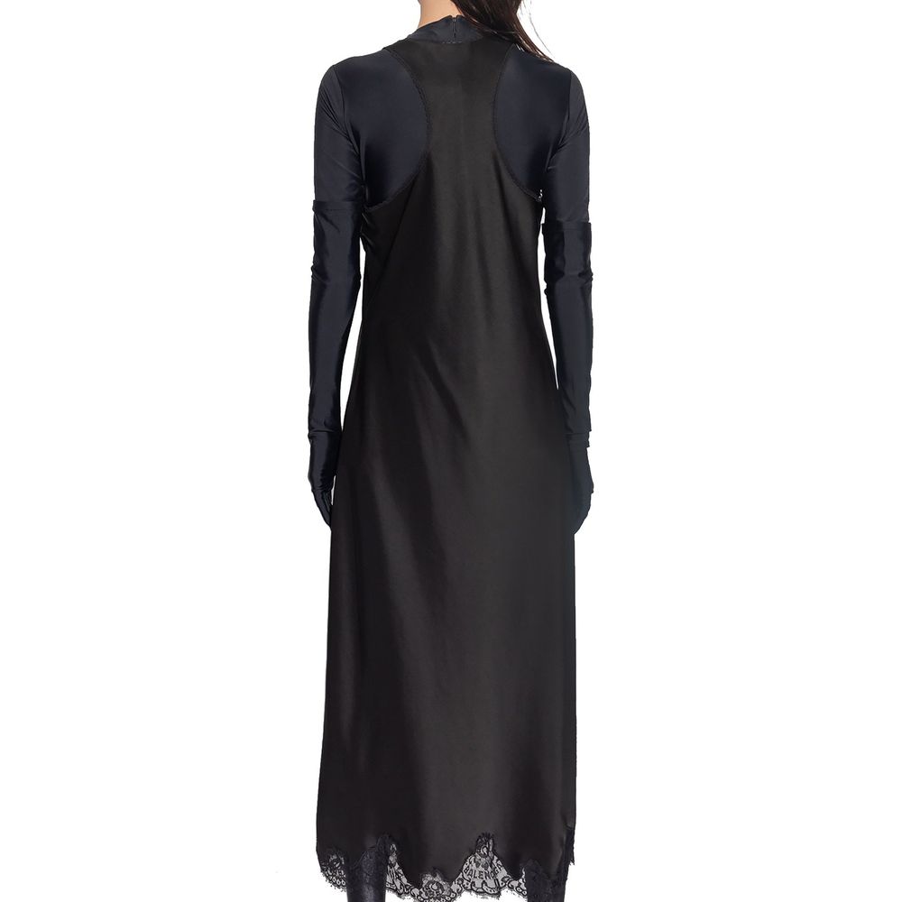 Robe décontractée Balenciaga noire en acétate
