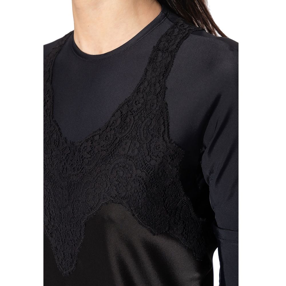 Robe décontractée Balenciaga noire en acétate
