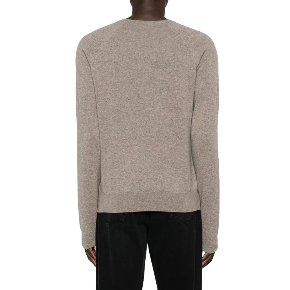 Pull en cachemire marron Saint Laurent