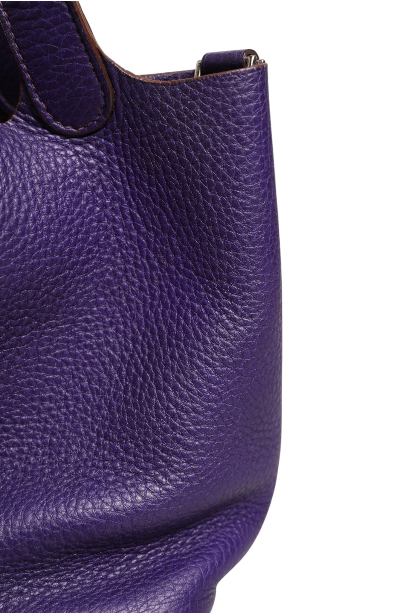 Hermès Purple Picotin Lock PM Leather Bag