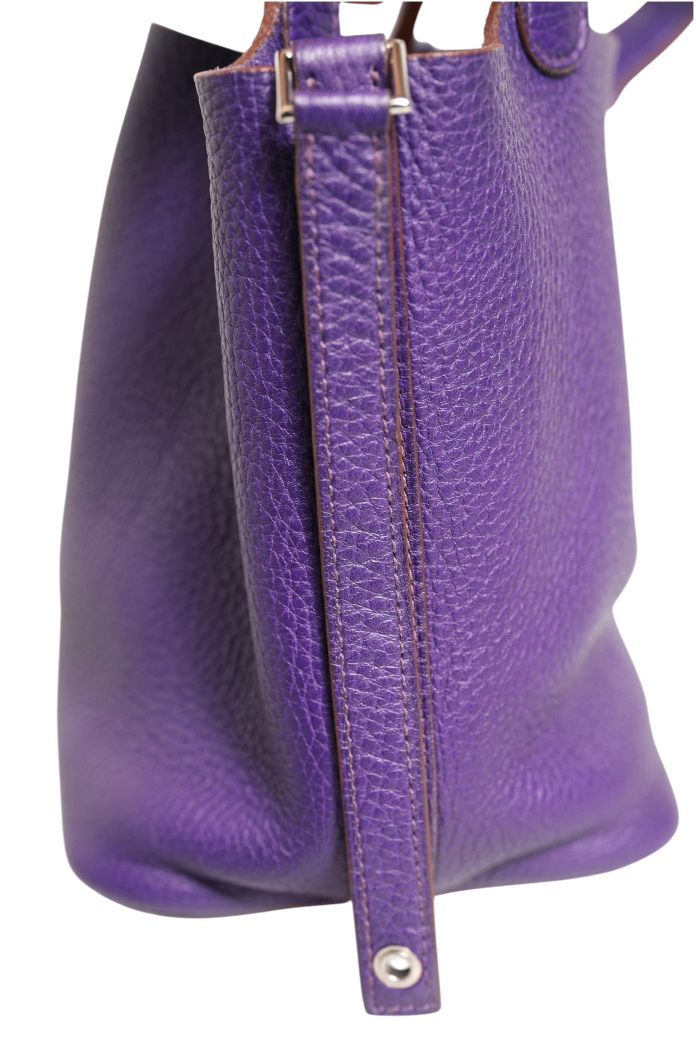 Hermès Purple Picotin Lock PM Leather Bag