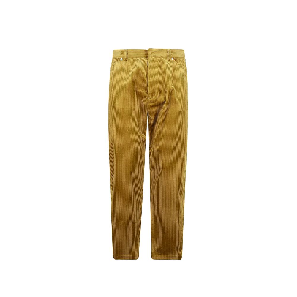 Zweifarbige Baumwoll-Freizeithose