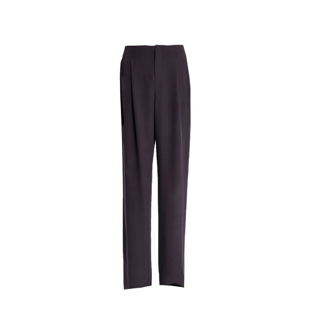Braune Seidenhose