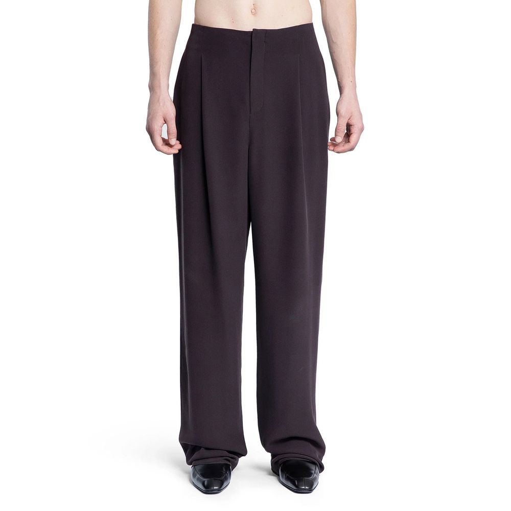 Braune Seidenhose