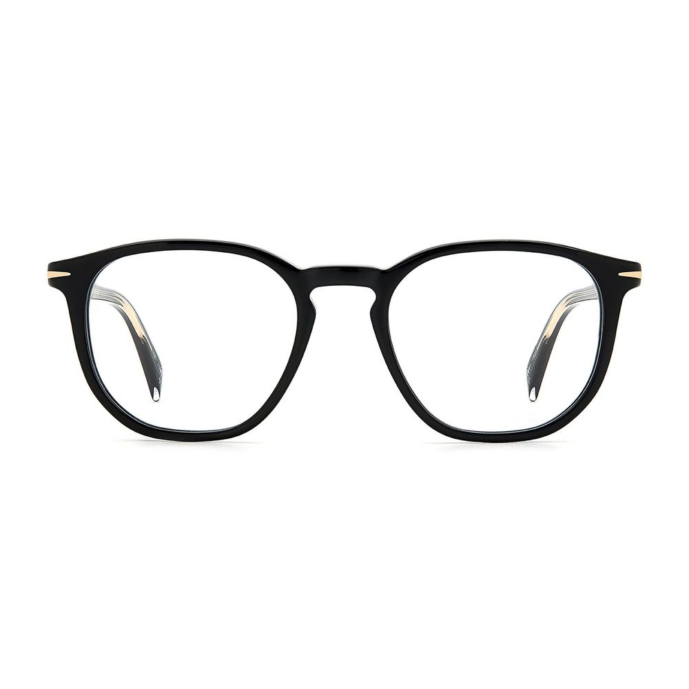 Black Synthetic Round Glasses with Full Rim Frames