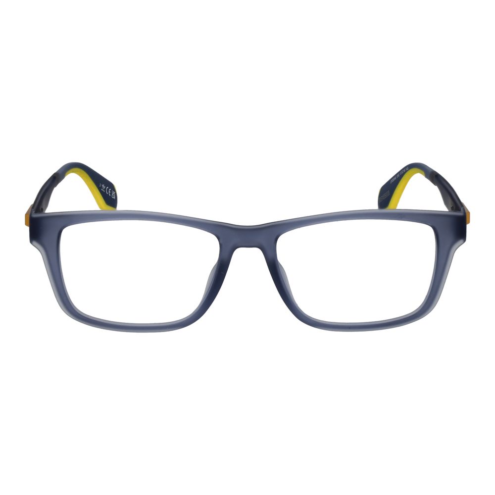 Blaue Vollrandbrille aus Kunststoff, eckig
