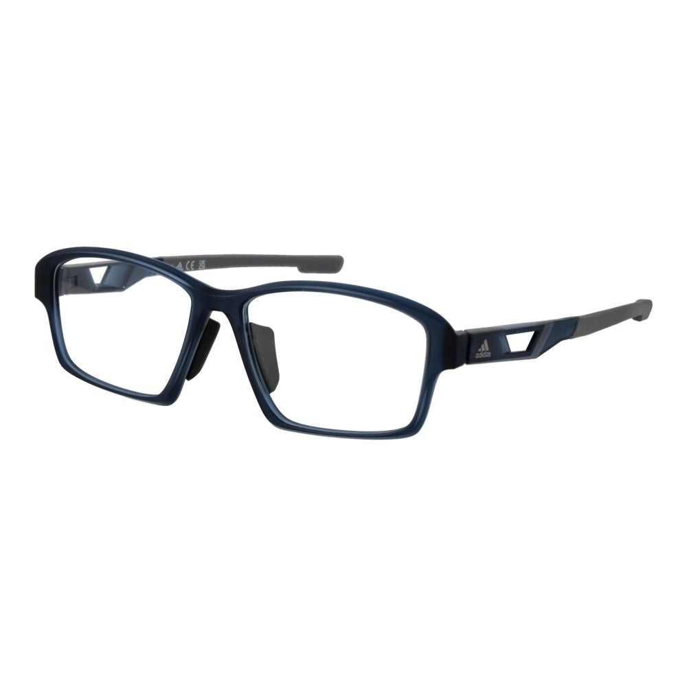 Blaue synthetische Vollrand-Brille (rechteckig)