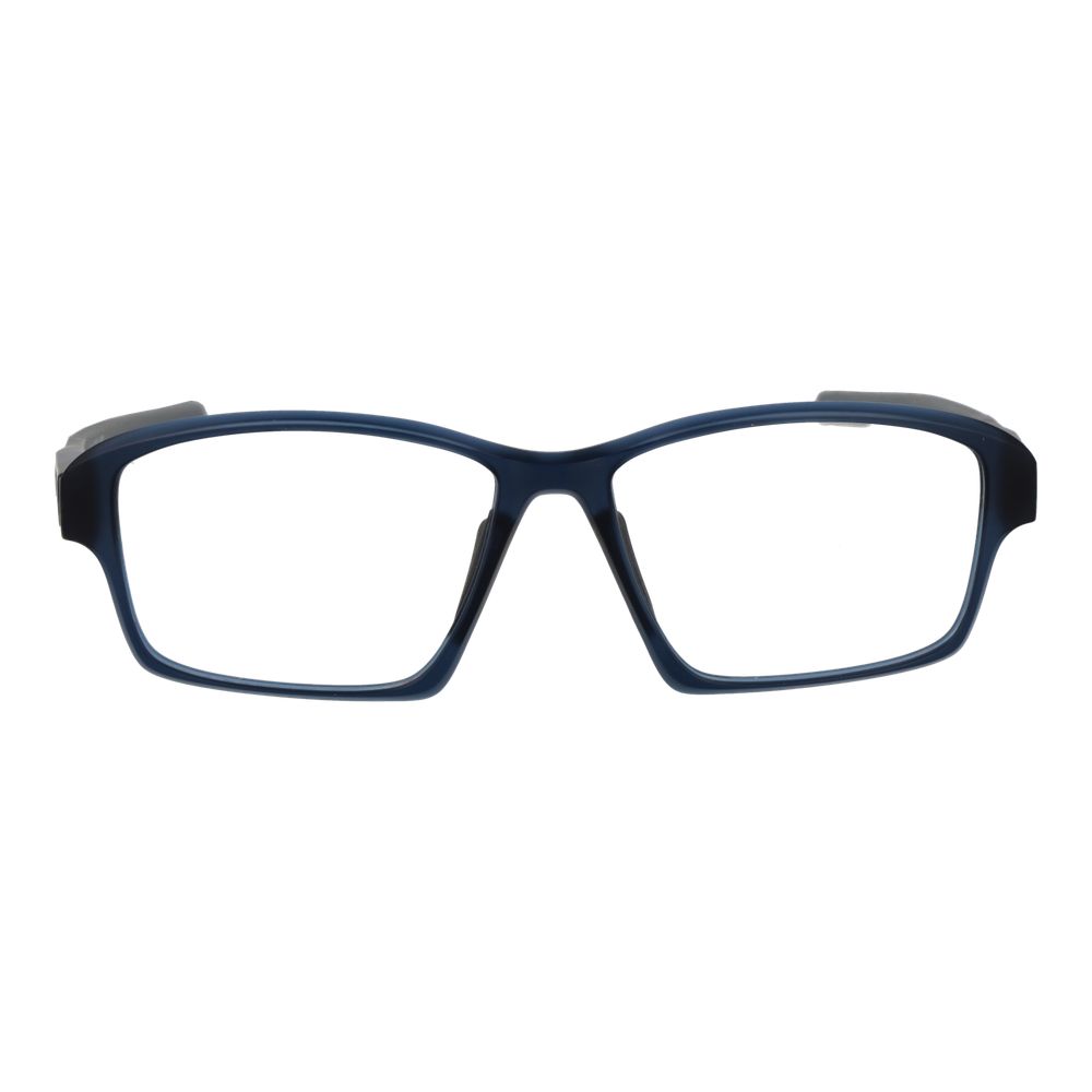 Blaue synthetische Vollrand-Brille (rechteckig)