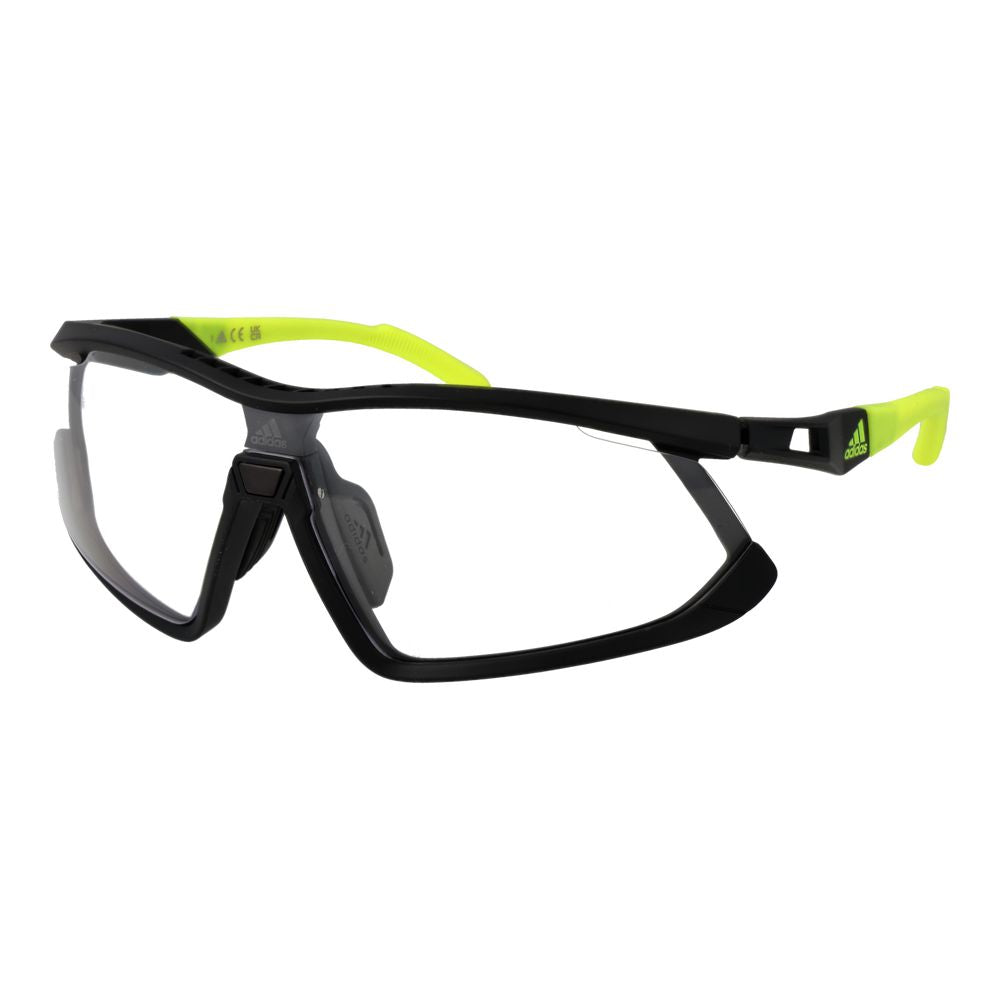 Black Synthetic Sunglasses with Mirrored Lenses