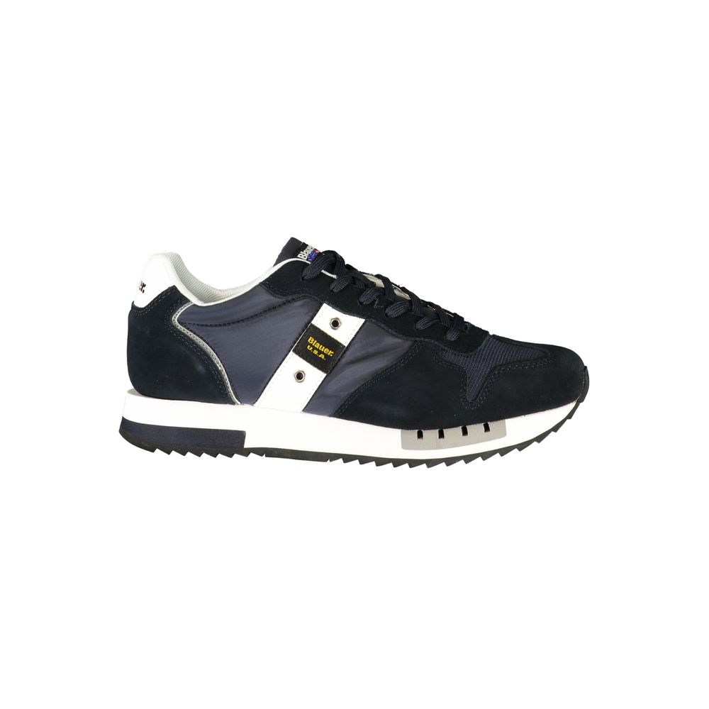 Blauer Polyurethan-Herren-Sneaker