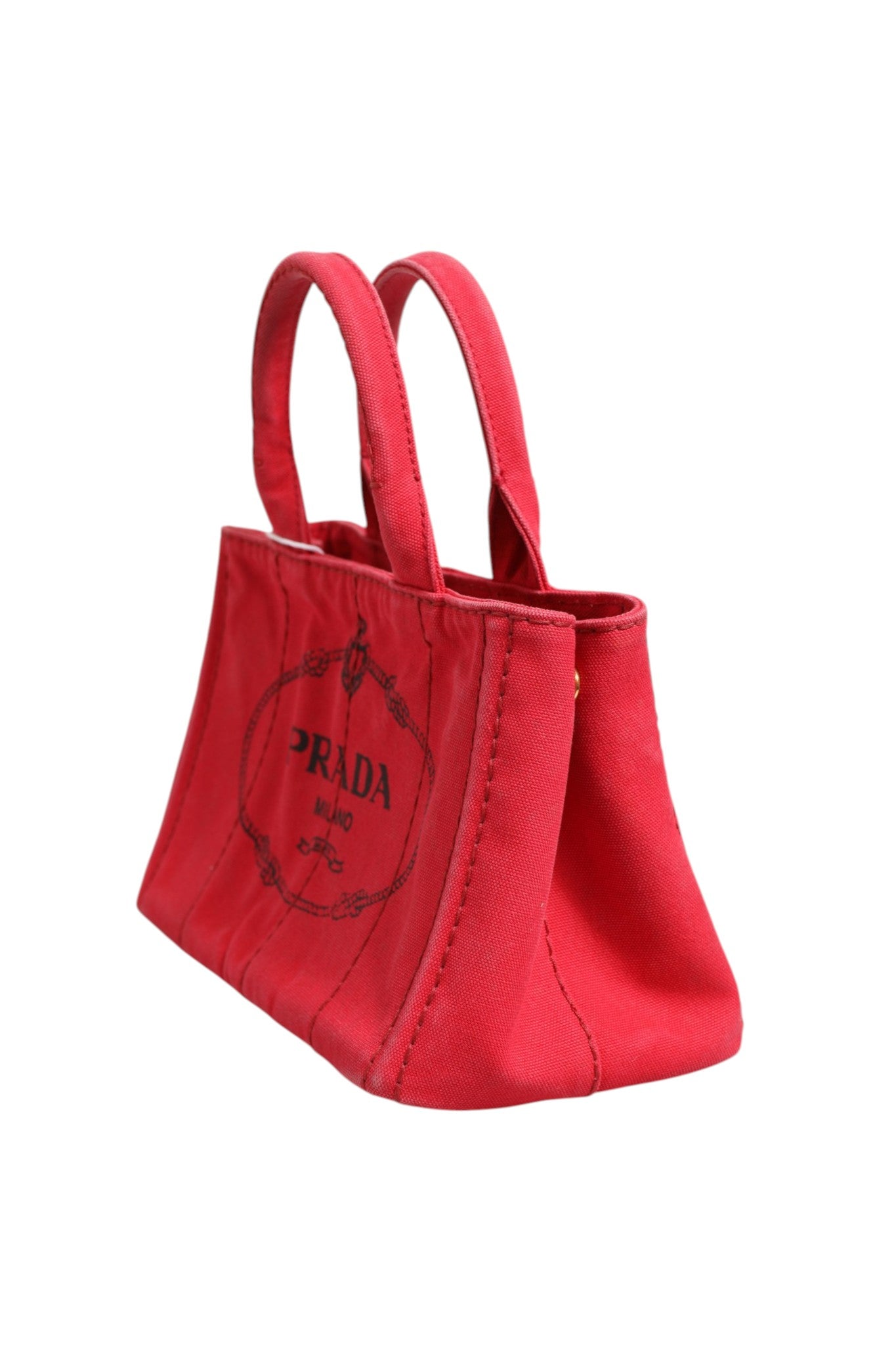 Pink Canapa Mini Canvas-Tragetasche mit Riemen
