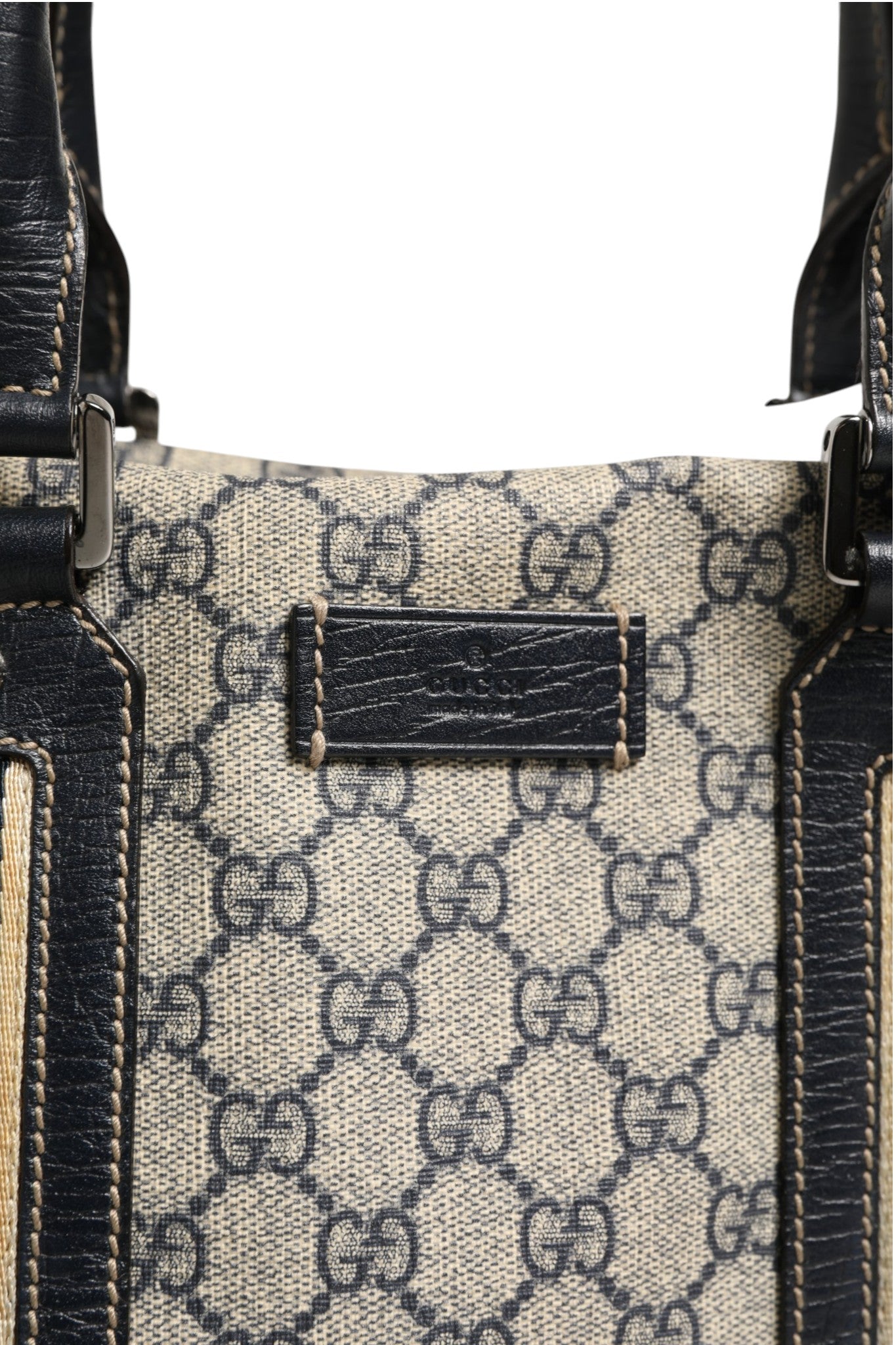 GG Supreme Leather Boston Bag 42cm