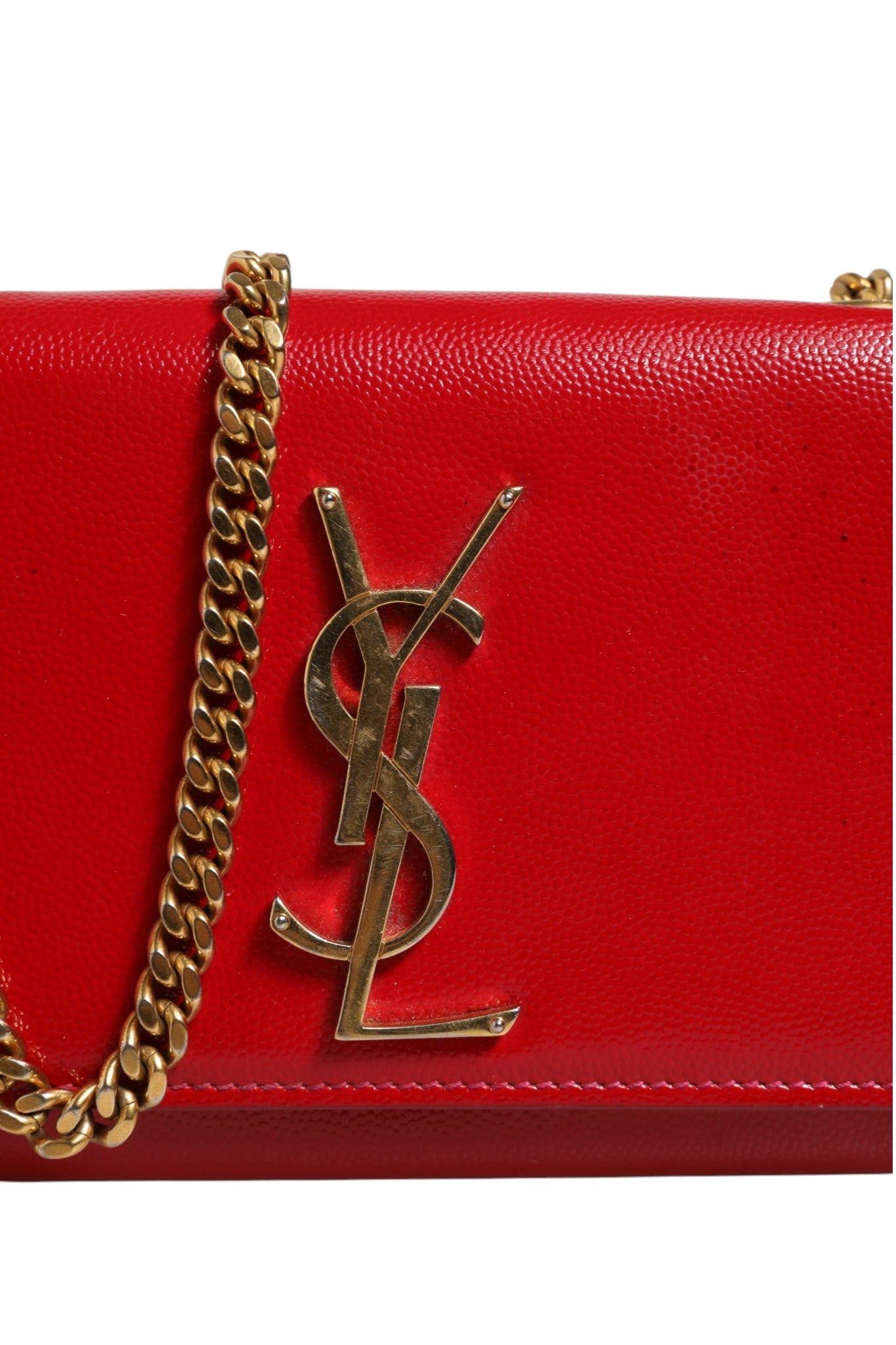 Red Leather Kate Crossbody Bag