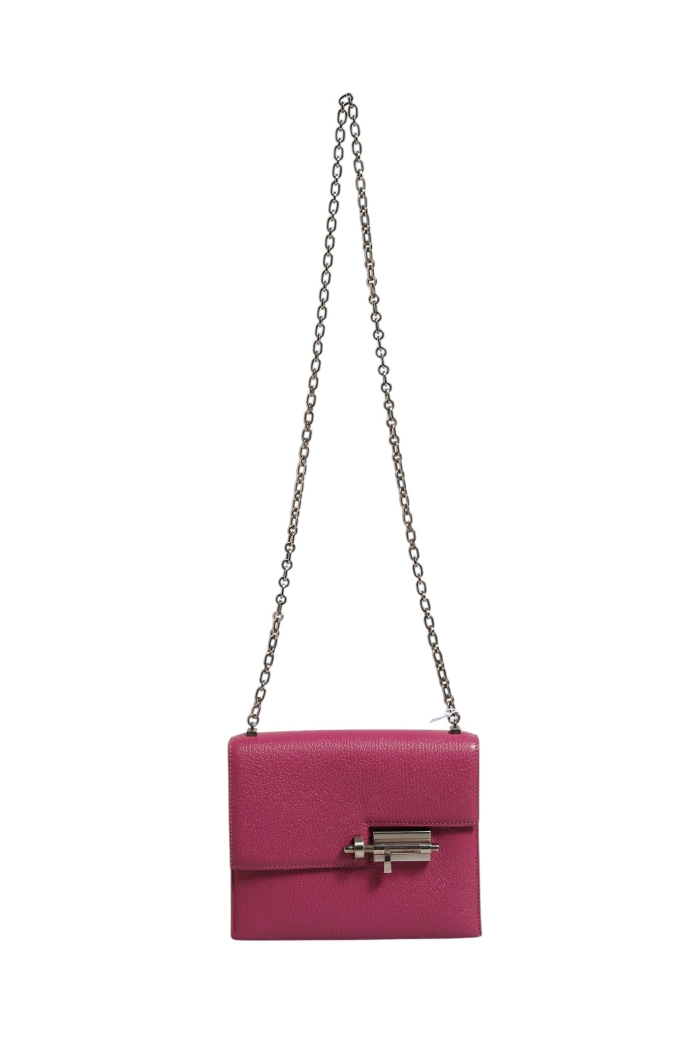 Mysore Magnolia Mini Verrou Chain Bag Leather 17cm