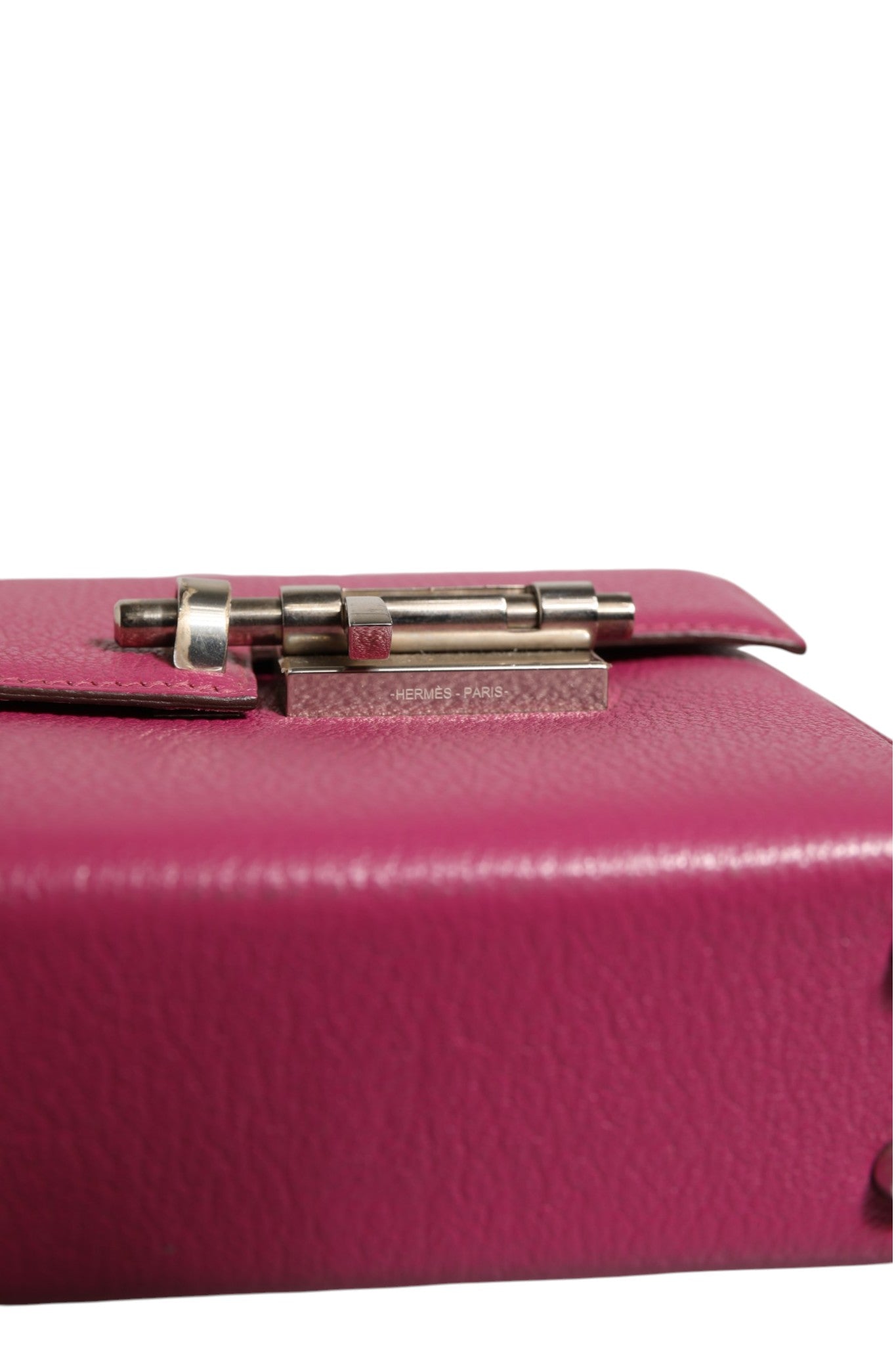 Mysore Magnolia Mini Verrou Chain Bag Leather 17cm