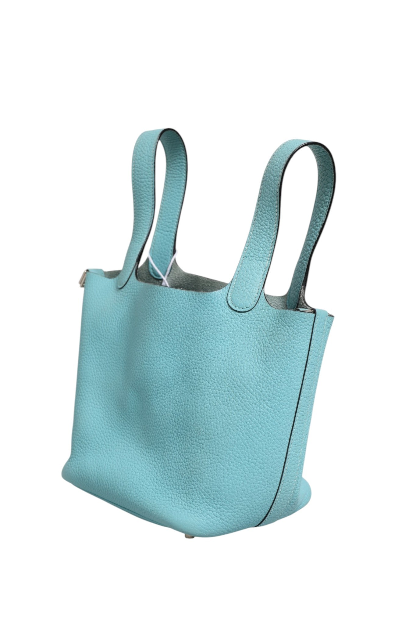 Hermès Blue Picotin Lock 18 Leather Bag