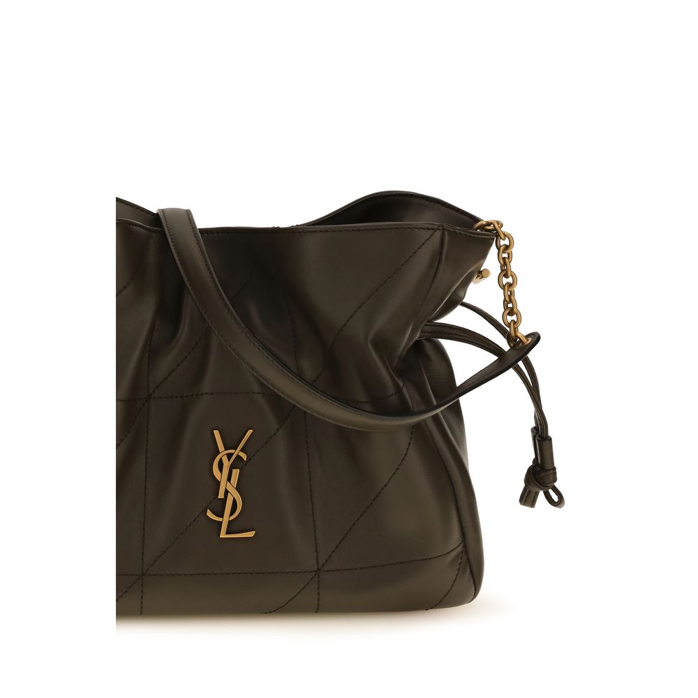Saint Laurent Bicolor Lamb Clutch Bag