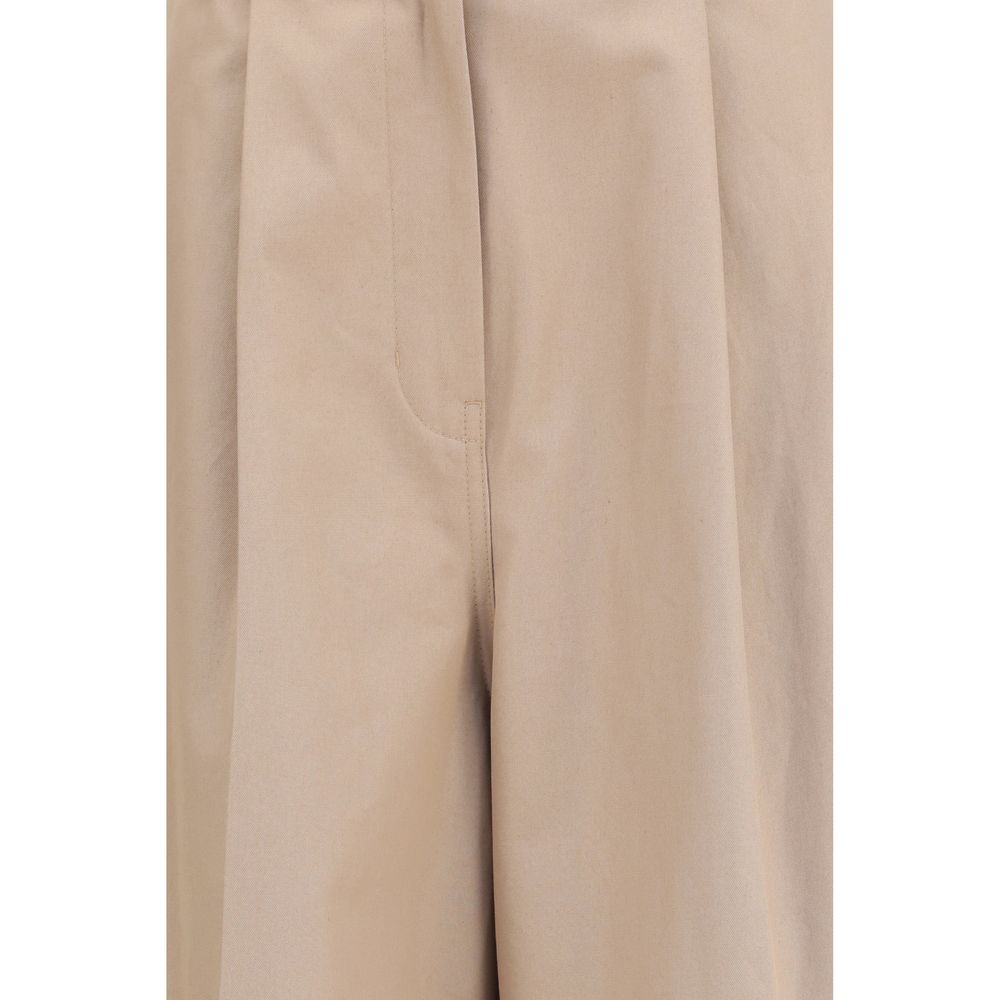 Balenciaga Beige Baumwolle Schlaghose