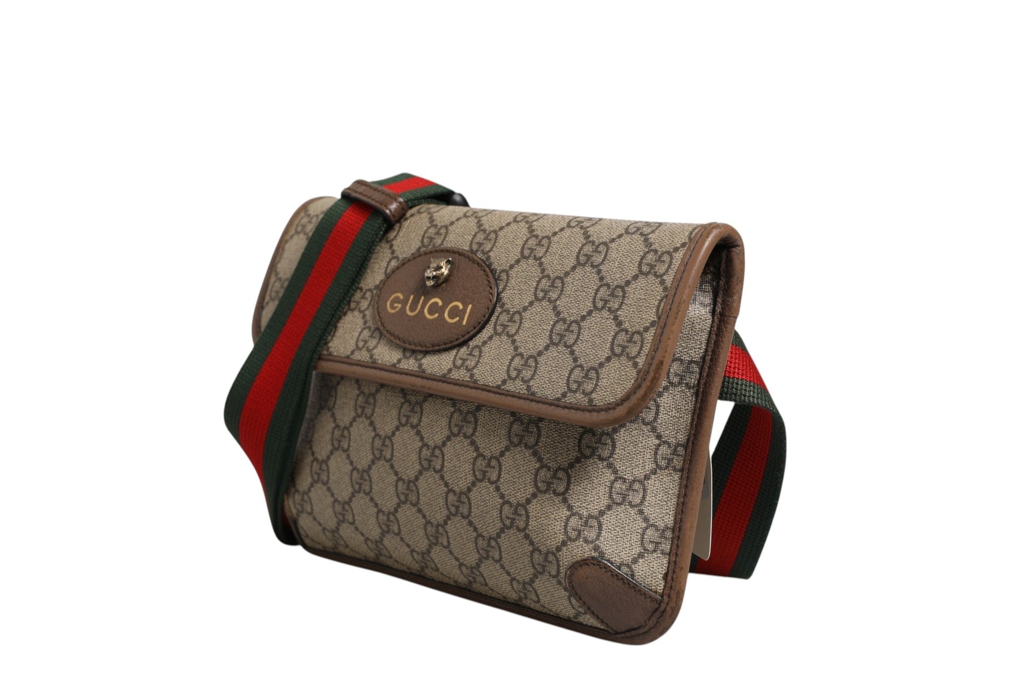 Red Leather Supreme Neo Vintage Crossbody Bag