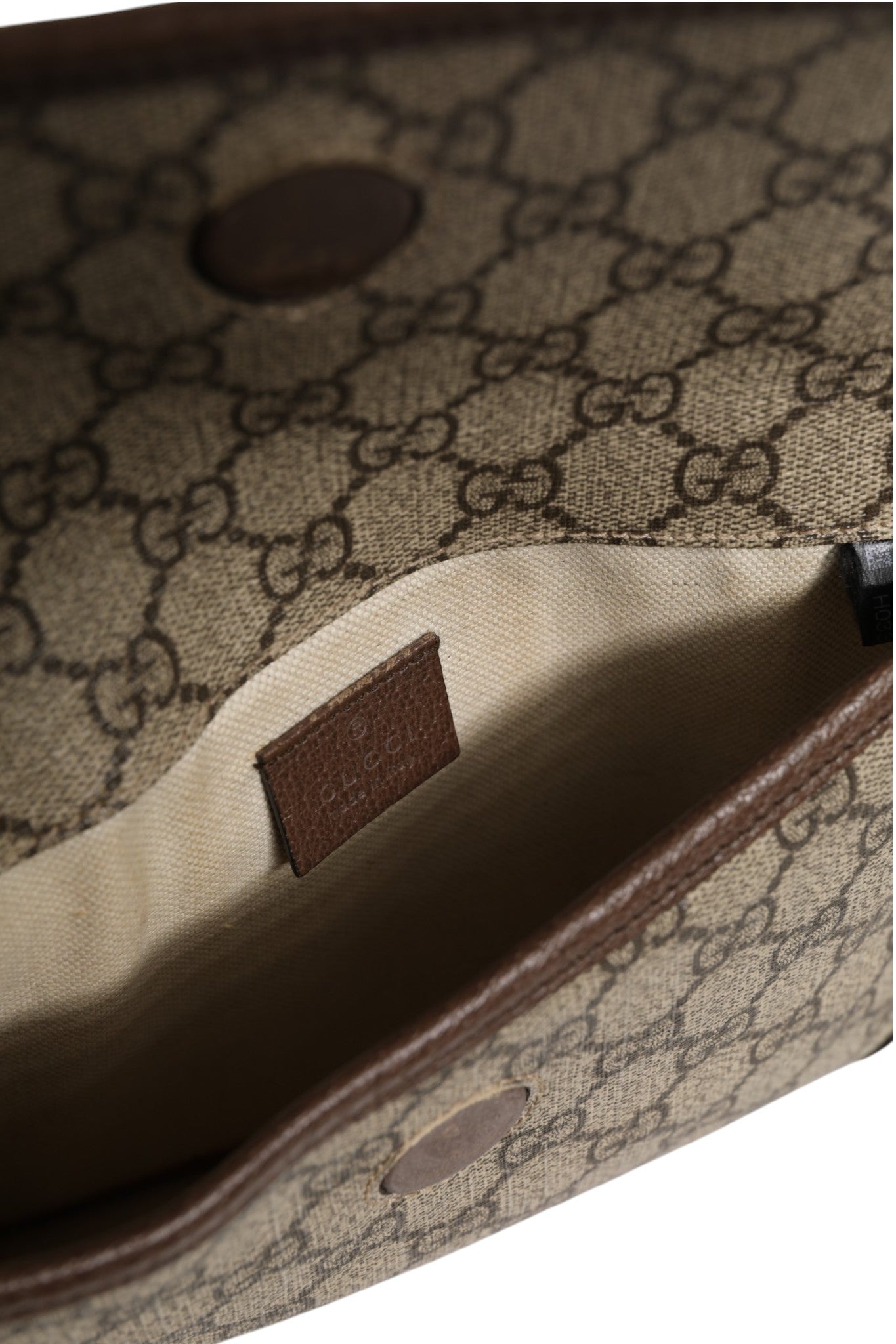 Gucci Supreme Canvas Gürteltasche
