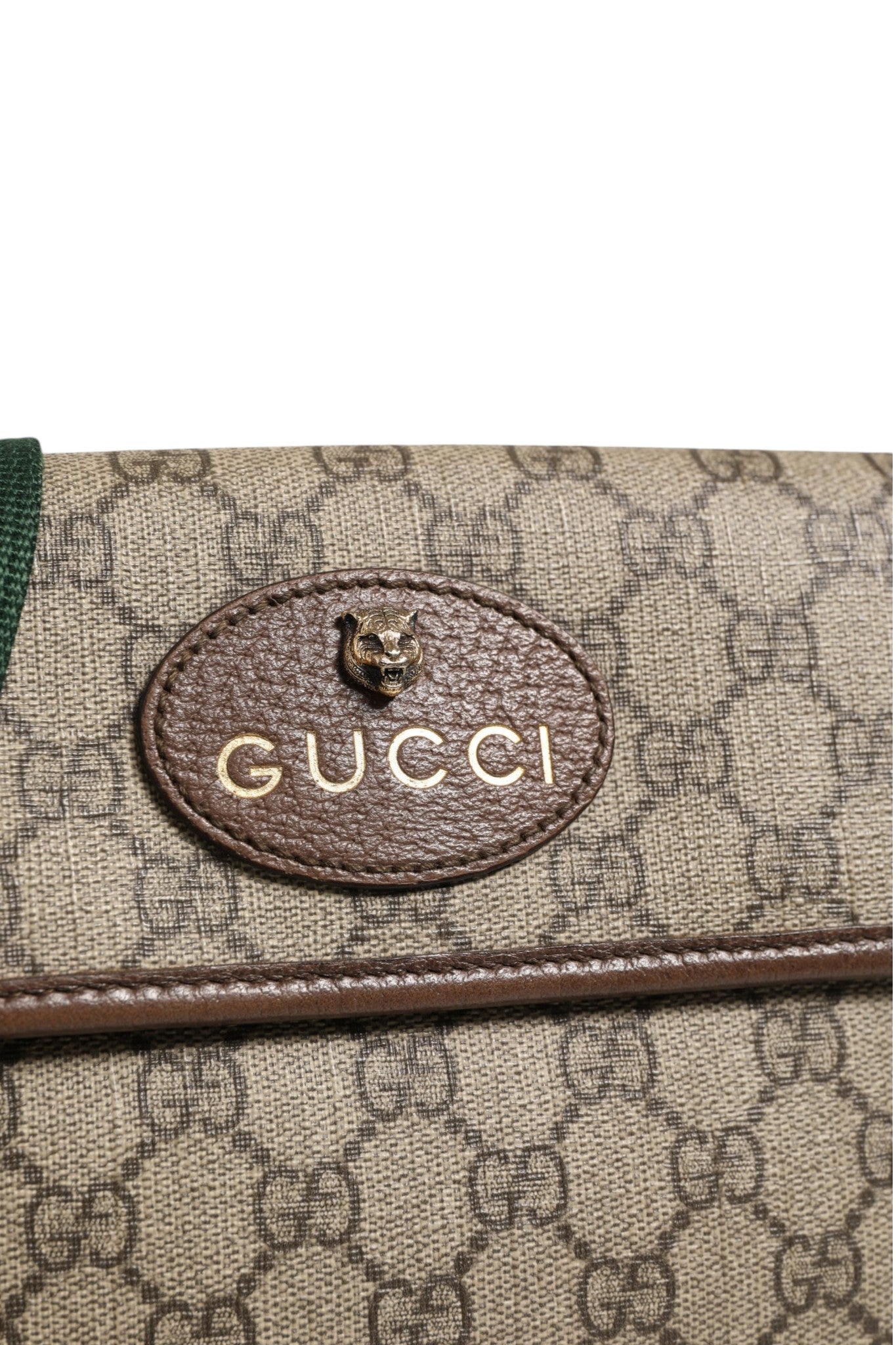 Brown Leather Supreme Monogram Neo Vintage Belt Bag
